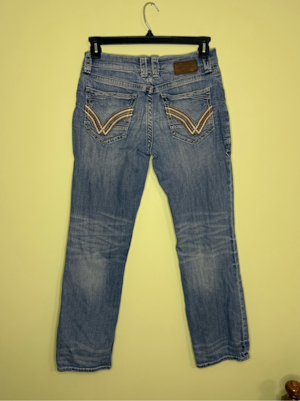 BKE buckle No. 31 bootcut jeans men 30x32 distressed y2k western‎ embroidered